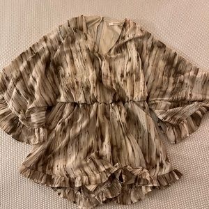 Caramel romper size small